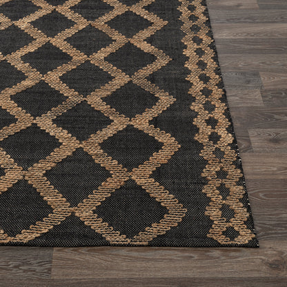 Gobi Rug - Black/Natural