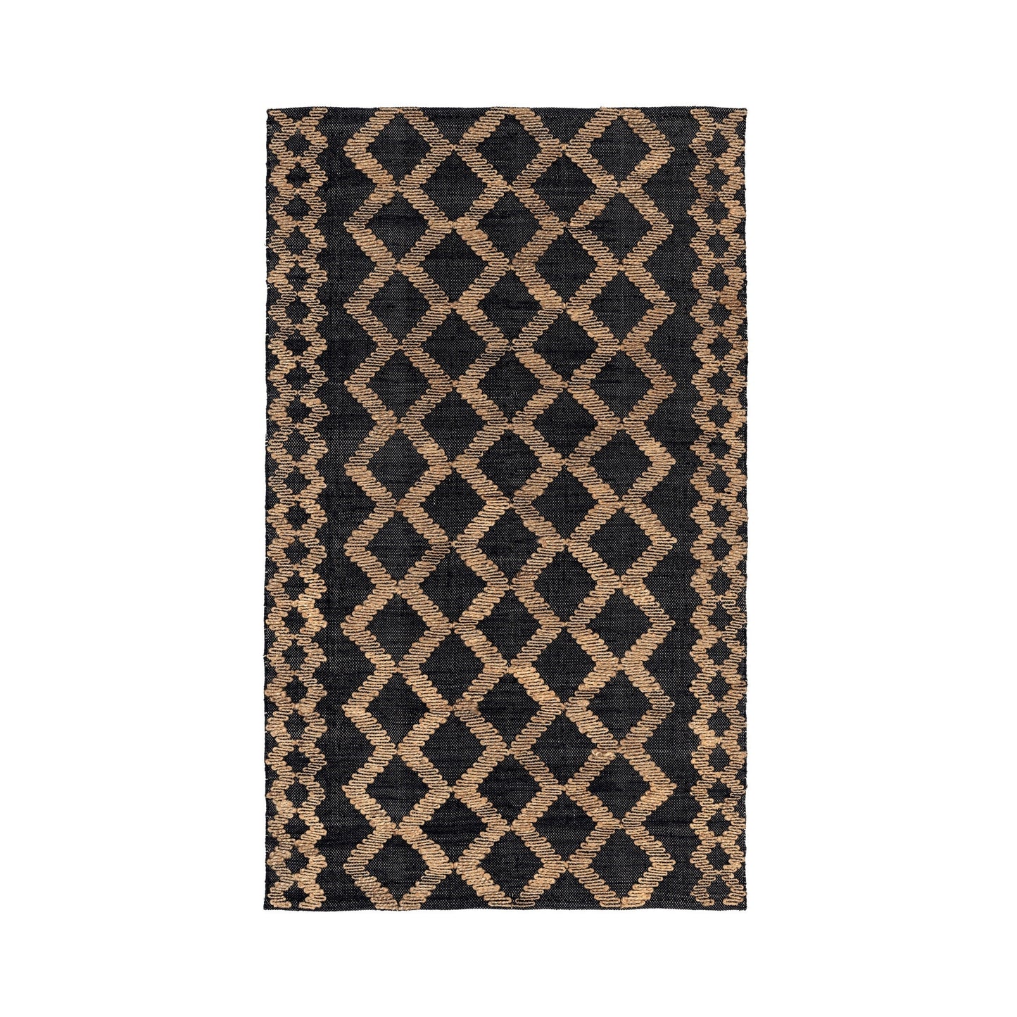 Gobi Rug - Black/Natural
