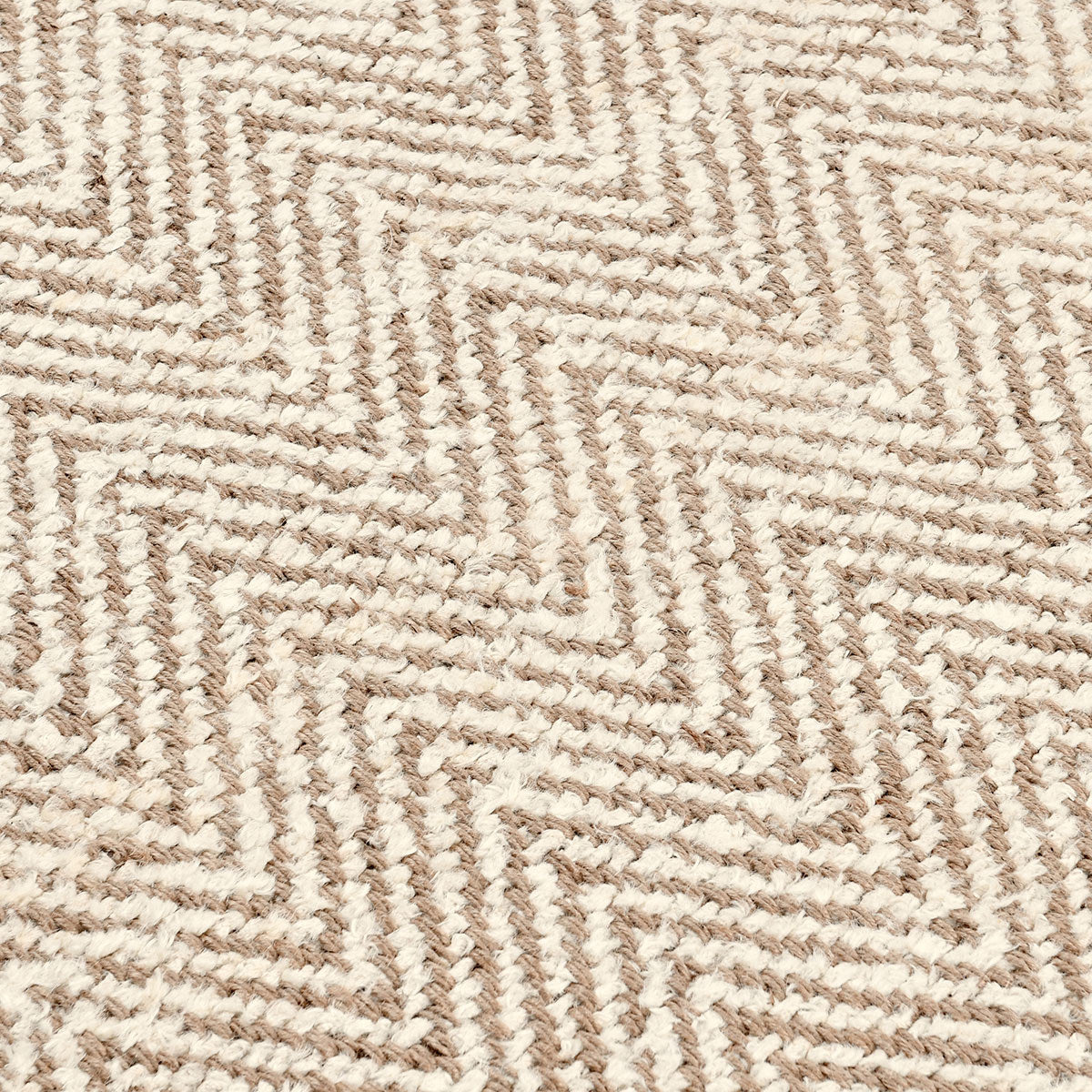 Herringbone Rug - Chenille Ivory/Natural