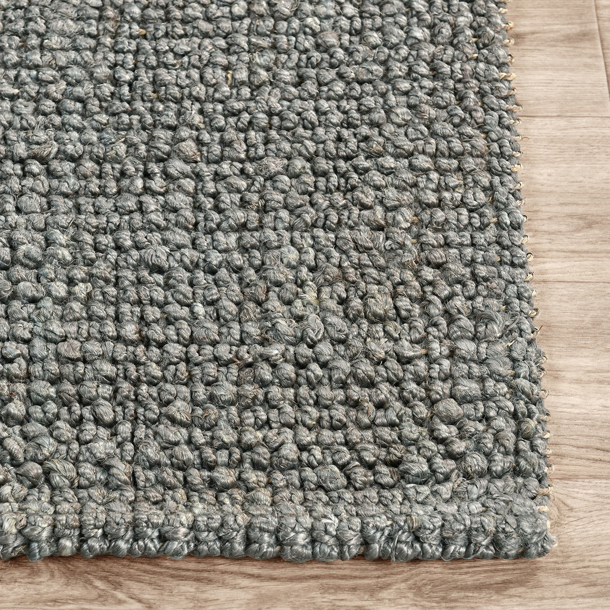 Chunky Loop Rug - Blue Charcoal
