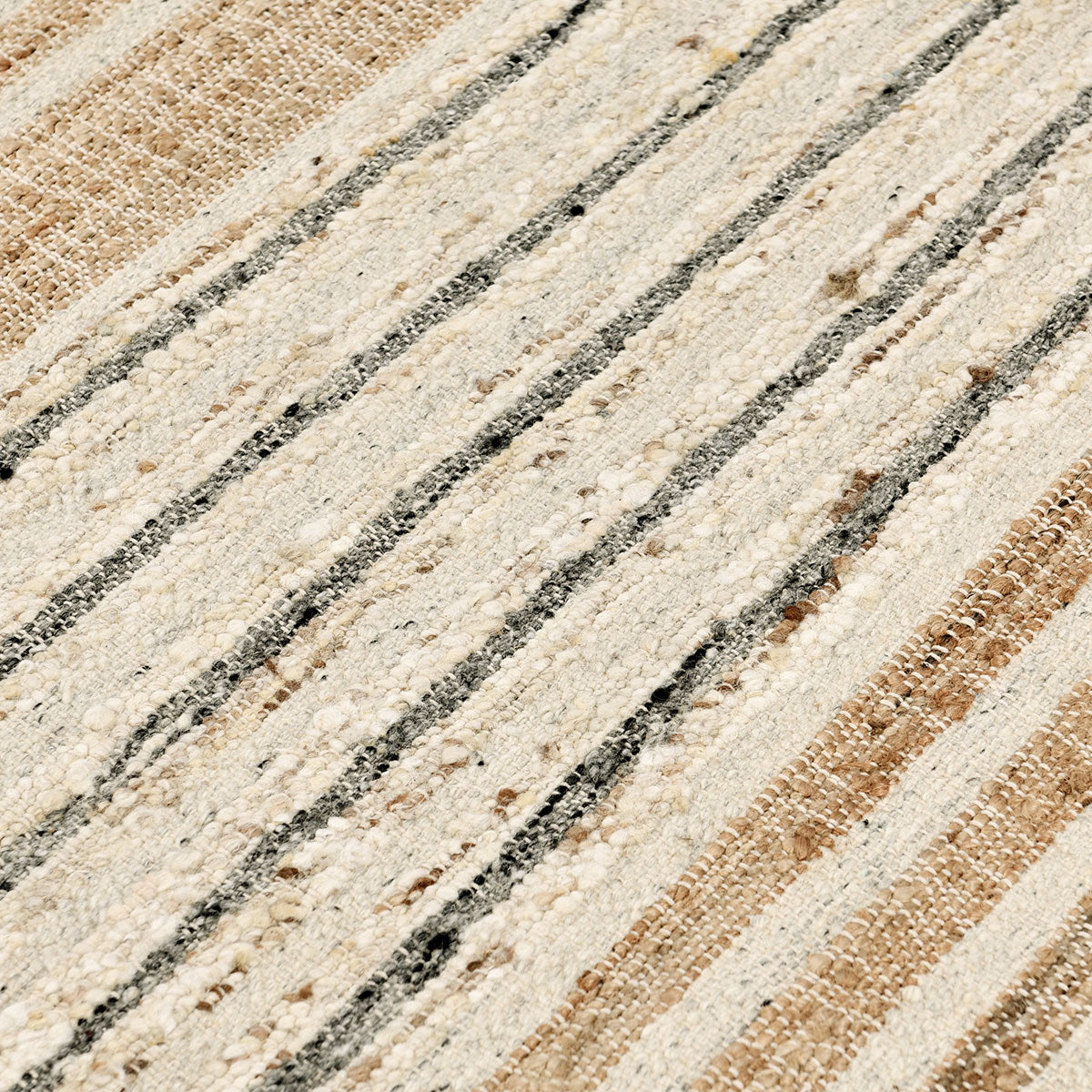 Pego Stripe Rug - Natural Multi