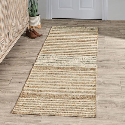 Pego Stripe Rug - Natural Multi
