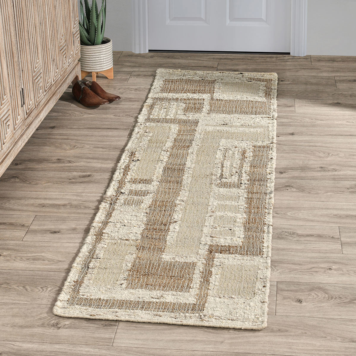 Muda Rug - Natural/Ivory