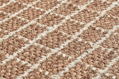 Windowpane Chenille Rug - Natural/Ivory
