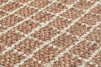 Windowpane Chenille Rug - Natural/Ivory