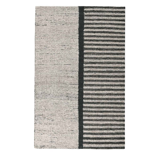 Kofu Stripe Rug - Natural/Black