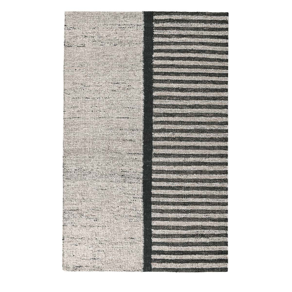 Kofu Stripe Rug - Natural/Black