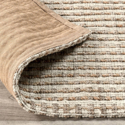 Huntington Jute Rug - Ivory/Natural
