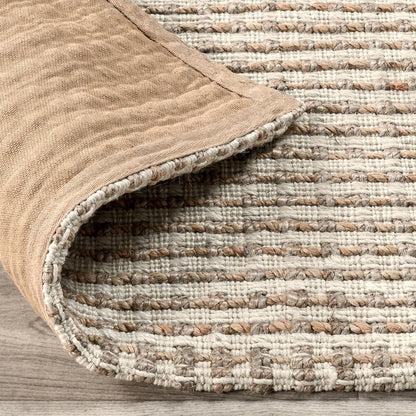 Huntington Jute Rug - Ivory/Natural