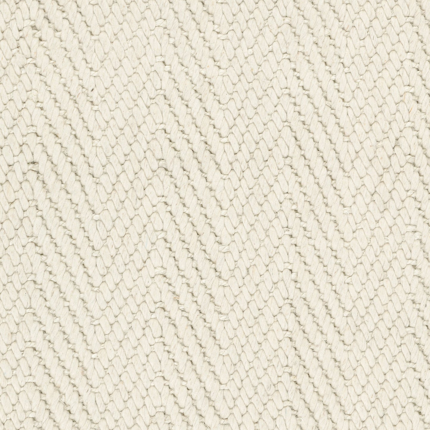 Herringbone Wool/Jute Rug - Ivory