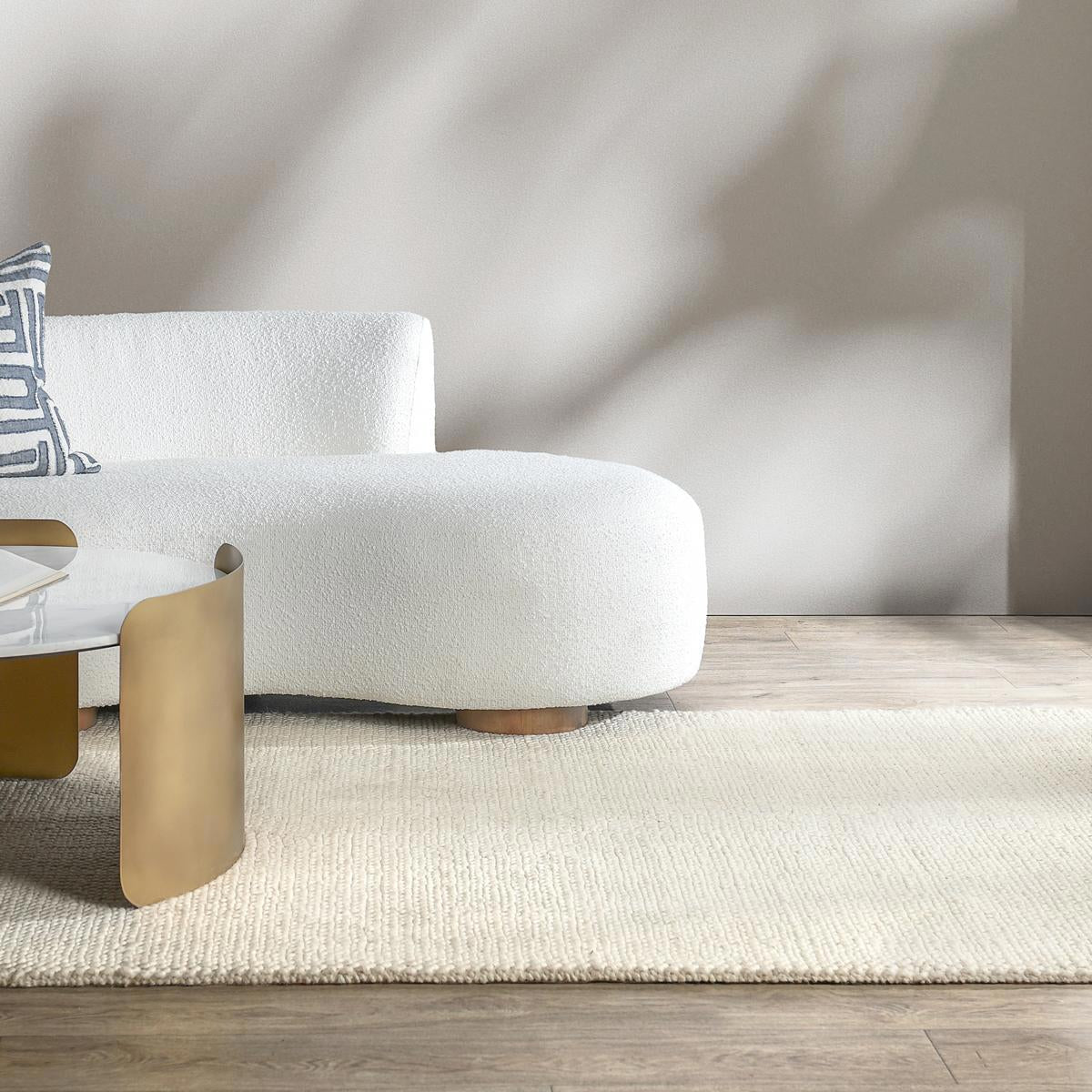 Cosi Wool/Jute Rug - Ivory