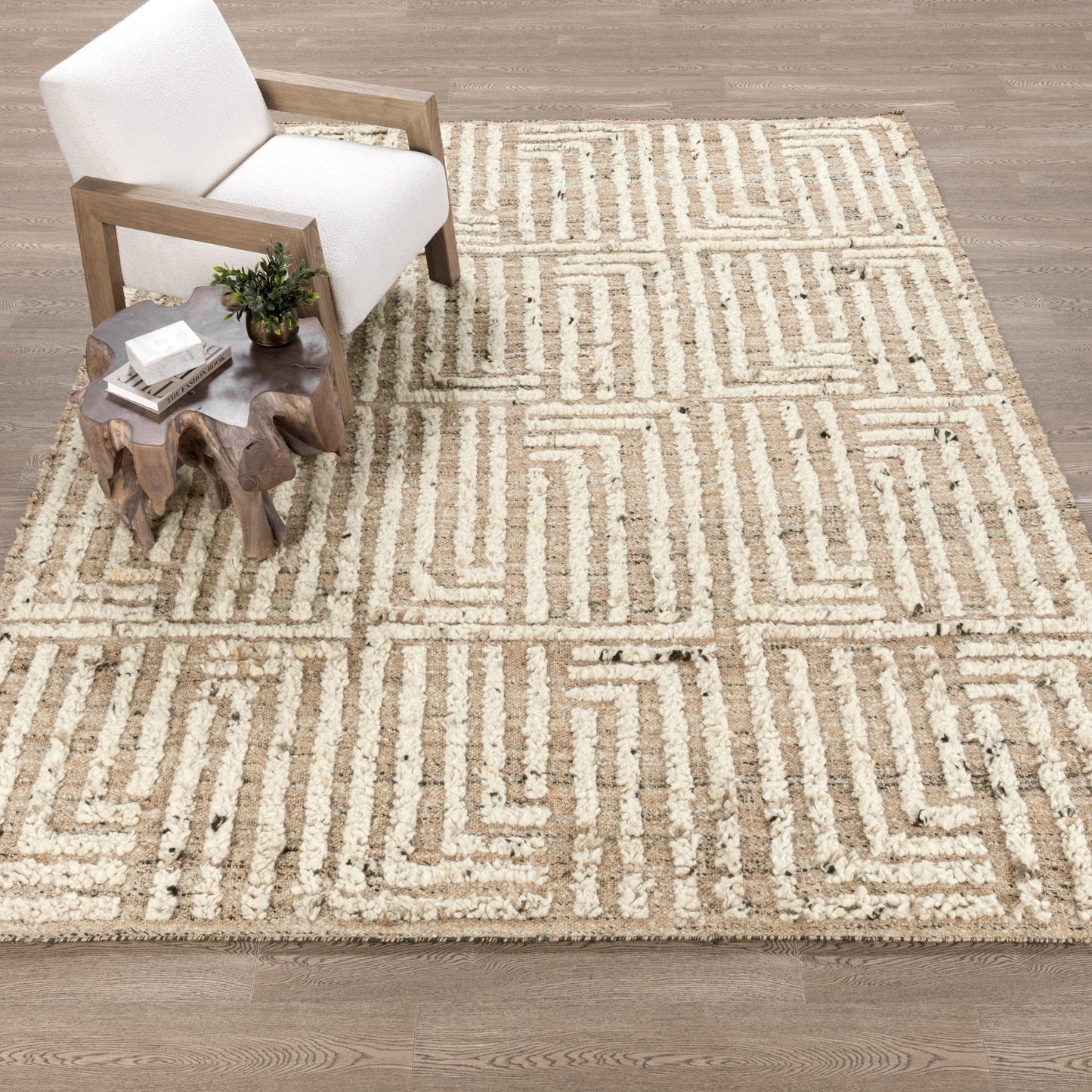 Tuku Rug - Natural/Ivory
