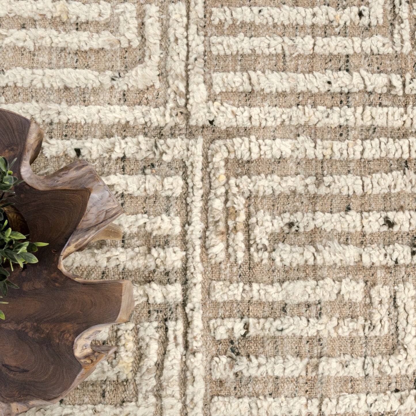 Tuku Rug - Natural/Ivory