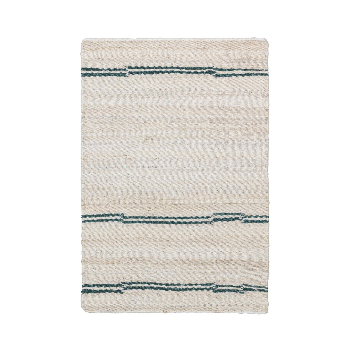 Sunderland Jute Stripe Rug - Ivory/Dark Blue