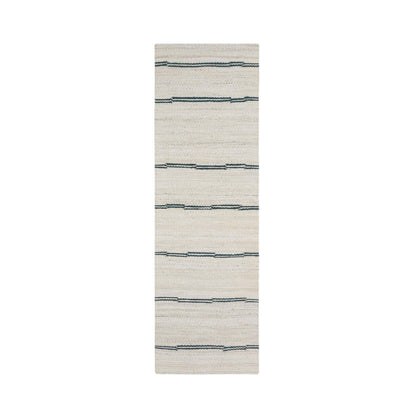 Sunderland Jute Stripe Rug - Ivory/Dark Blue