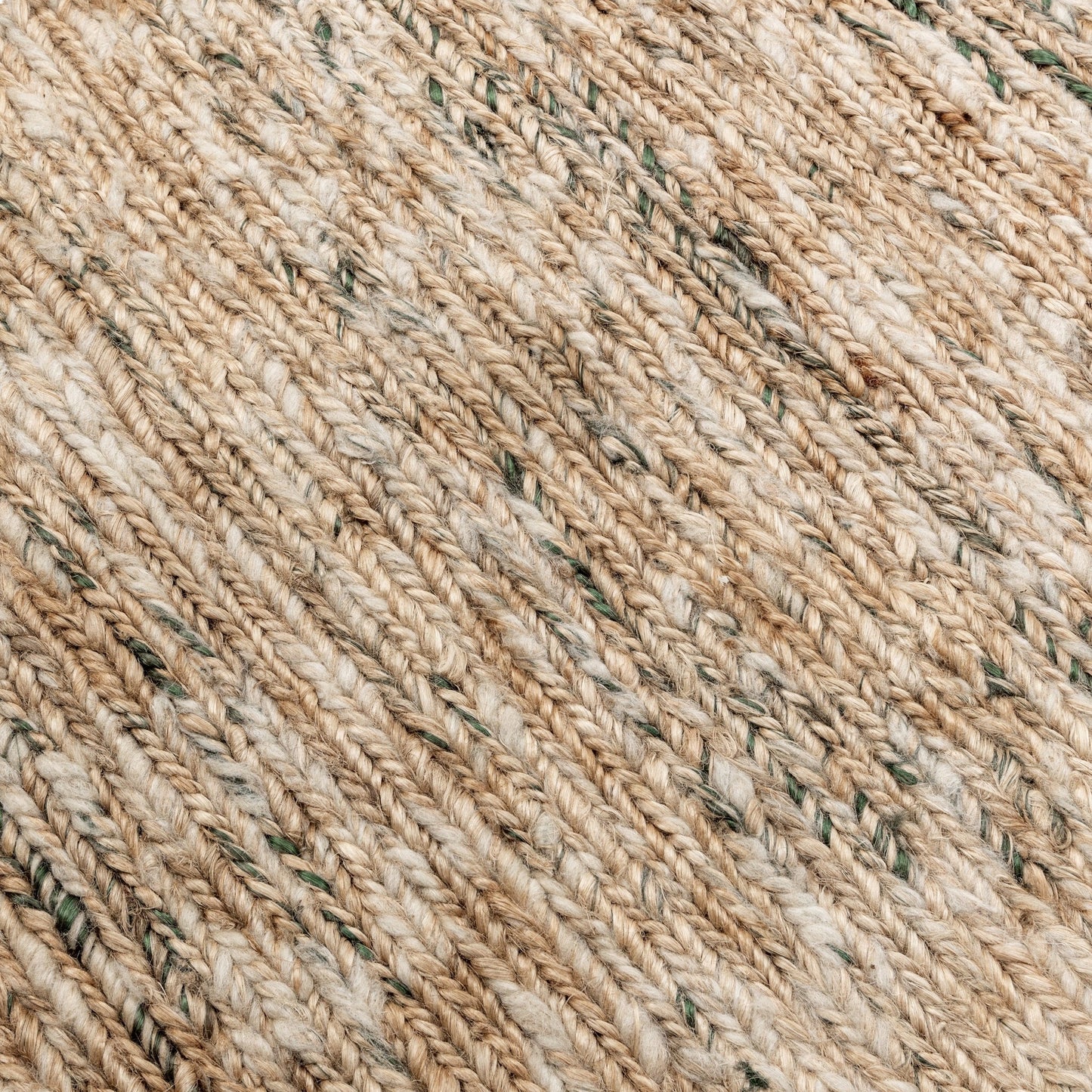 Hayward Soumak Jute Rug -Natural/Green