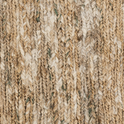 Hayward Soumak Jute Rug -Natural/Green