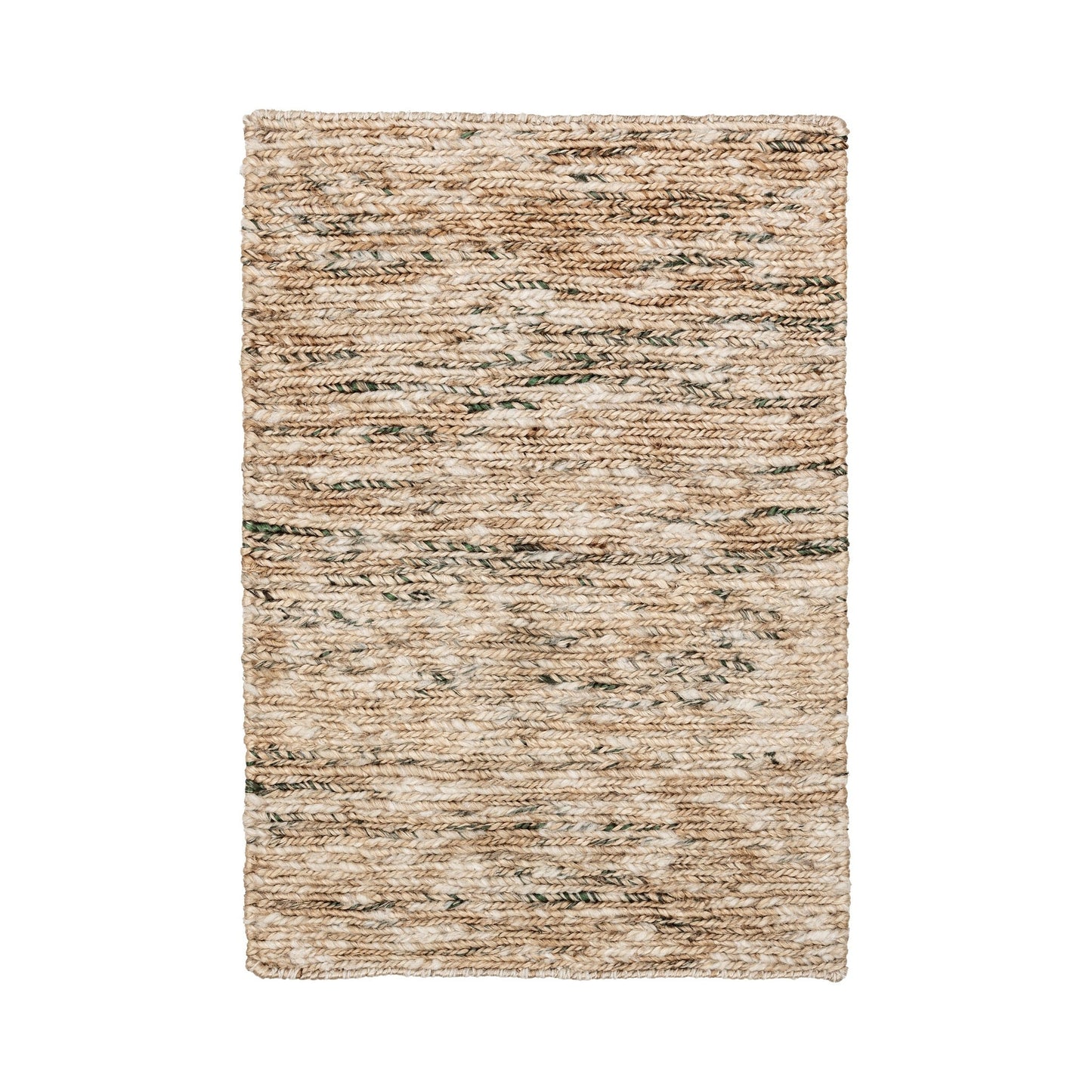 Hayward Soumak Jute Rug -Natural/Green