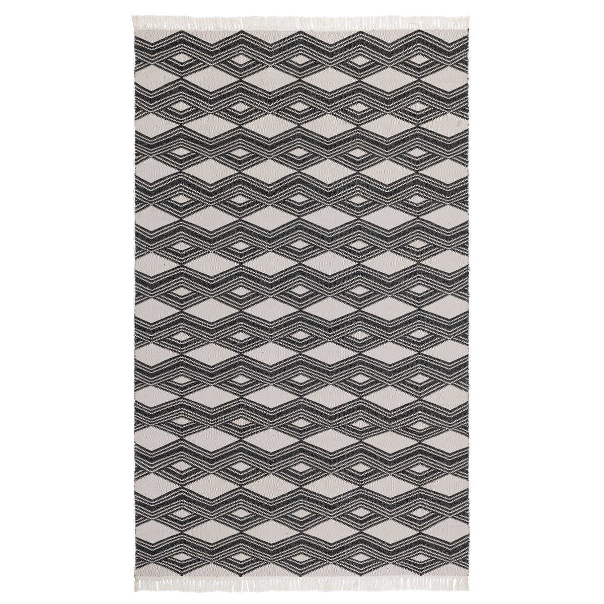Indoor/Outdoor Banning Rug - Charcoal
