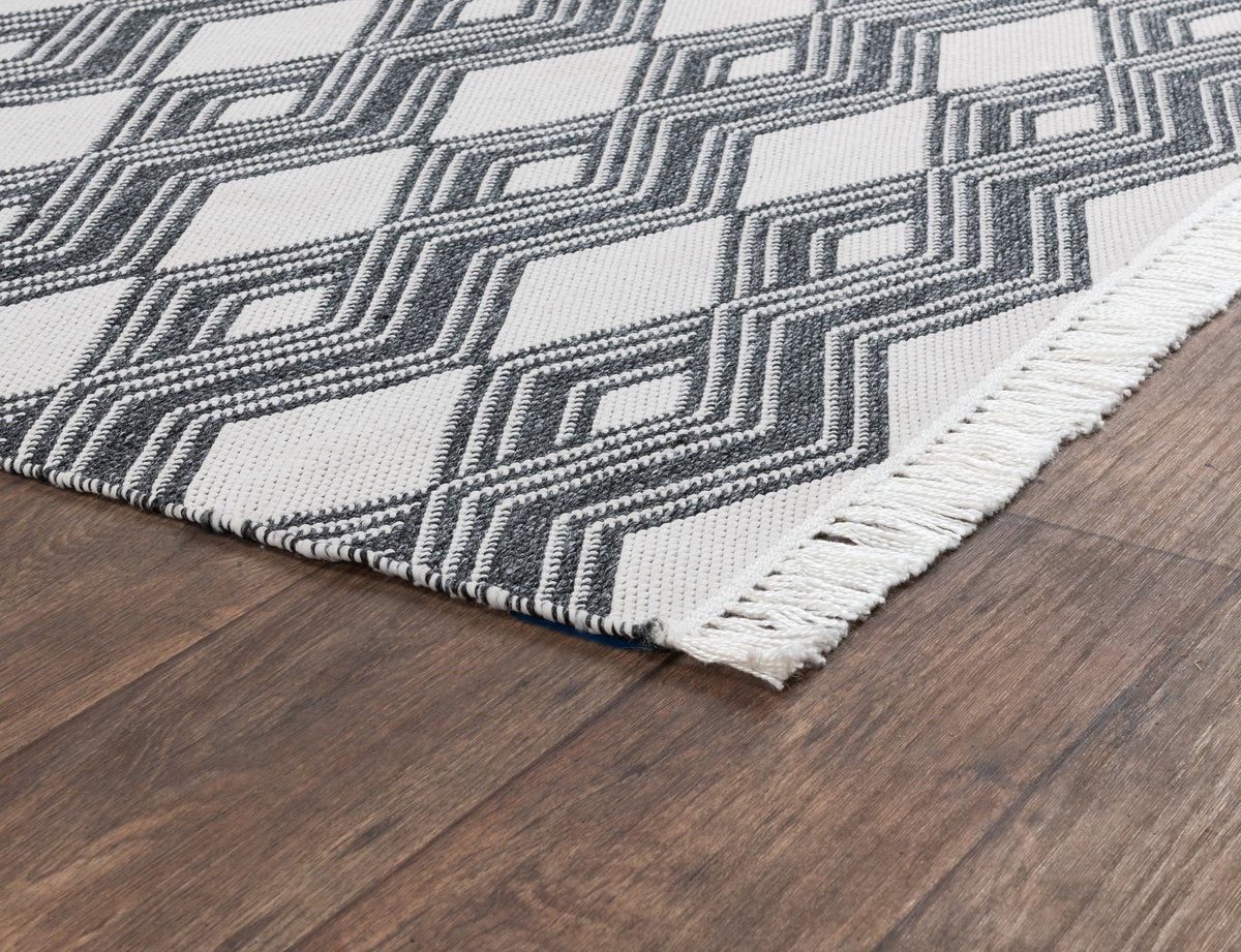Indoor/Outdoor Banning Rug - Charcoal
