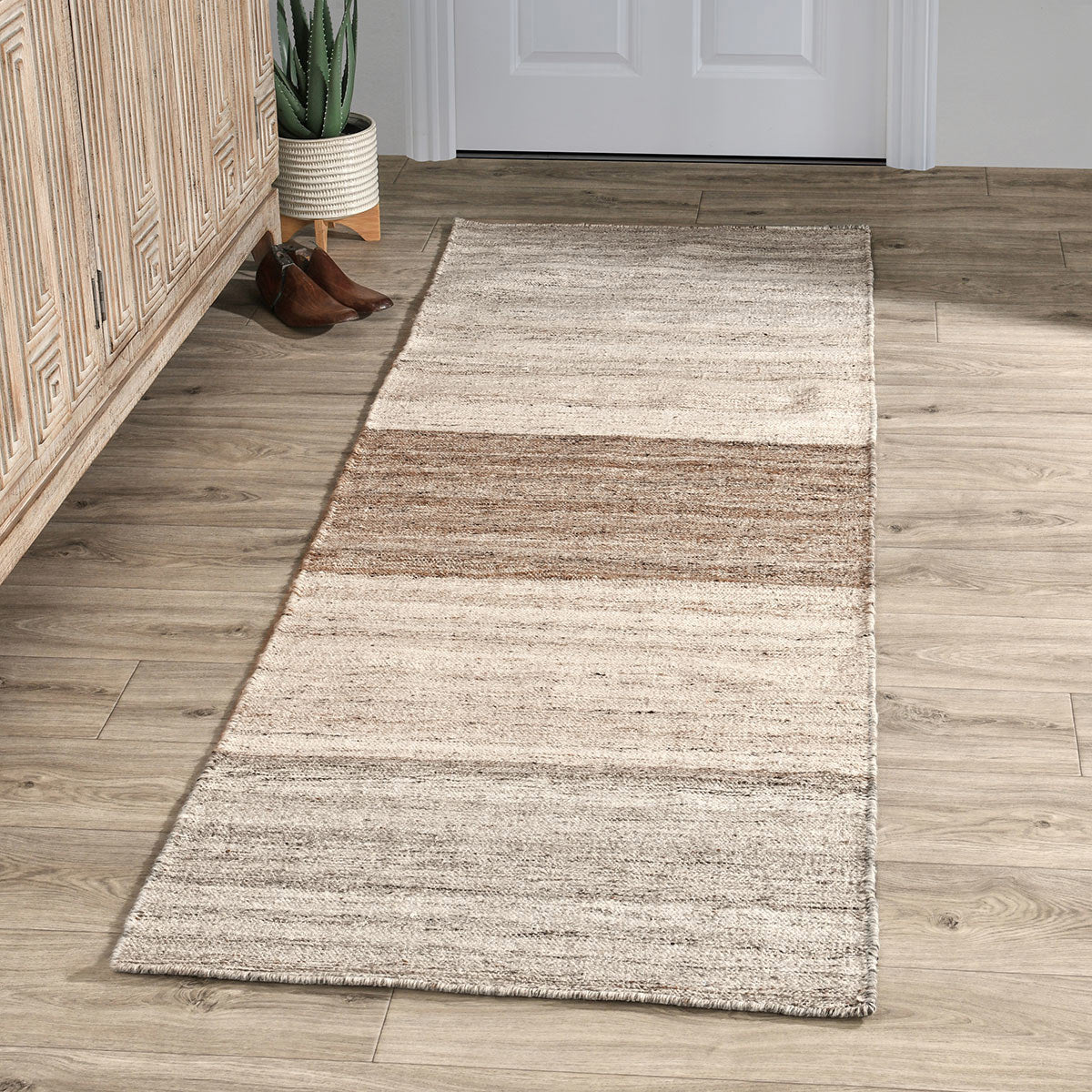 Indoor/Outdoor Plateau Rug - Sand Multi