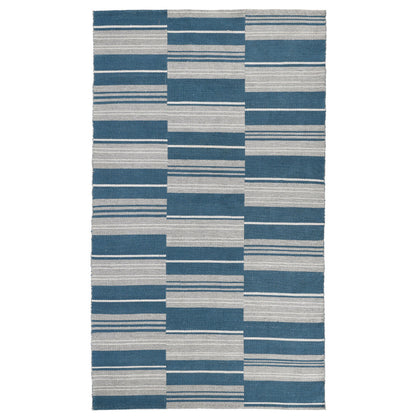 Indoor/Outdoor Colton Stripe Rug - Cabana Blue