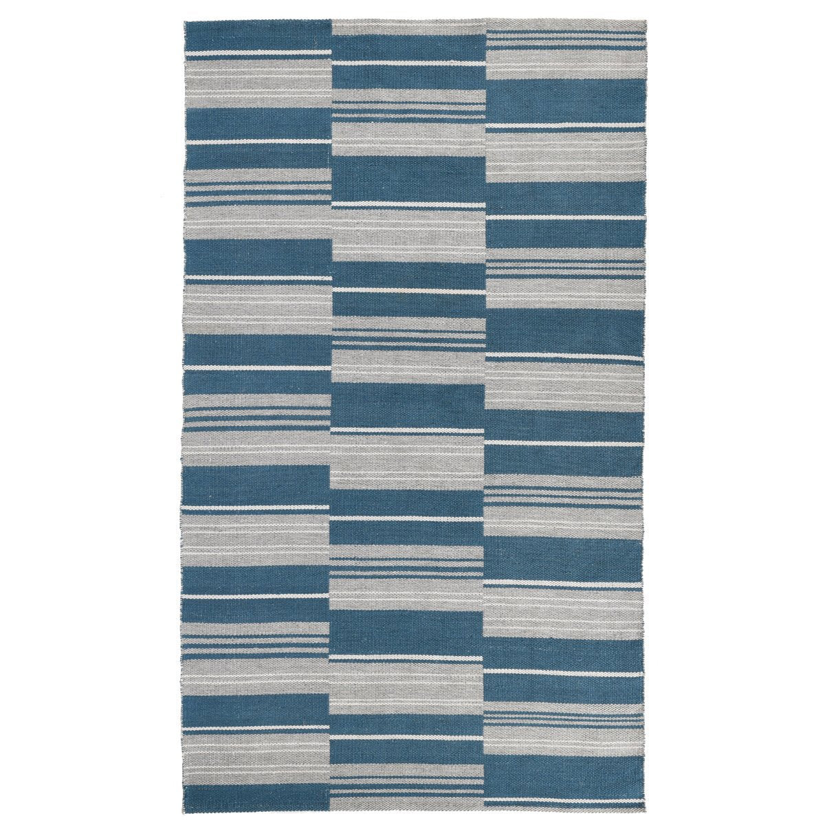 Indoor/Outdoor Colton Stripe Rug - Cabana Blue