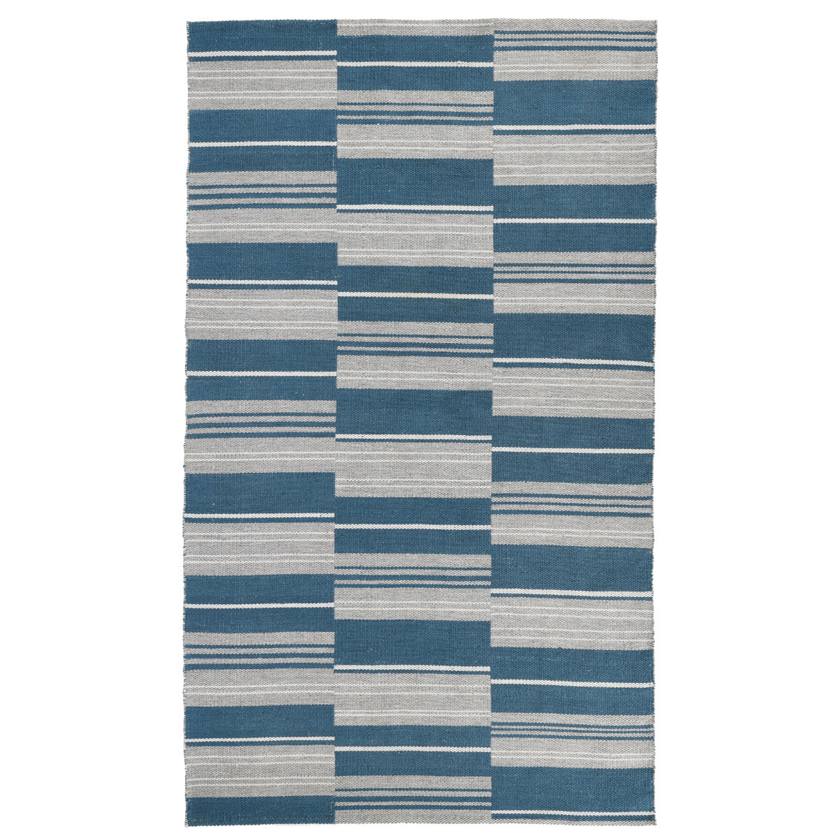 Indoor/Outdoor Colton Stripe Rug - Cabana Blue