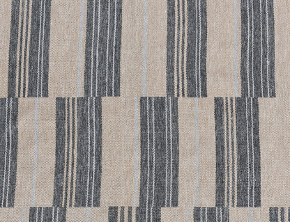 Indoor/Outdoor Colton Stripe Rug - Charcoal