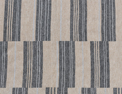 Indoor/Outdoor Colton Stripe Rug - Charcoal