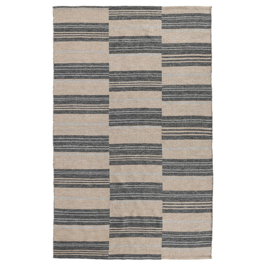 Indoor/Outdoor Colton Stripe Rug - Charcoal