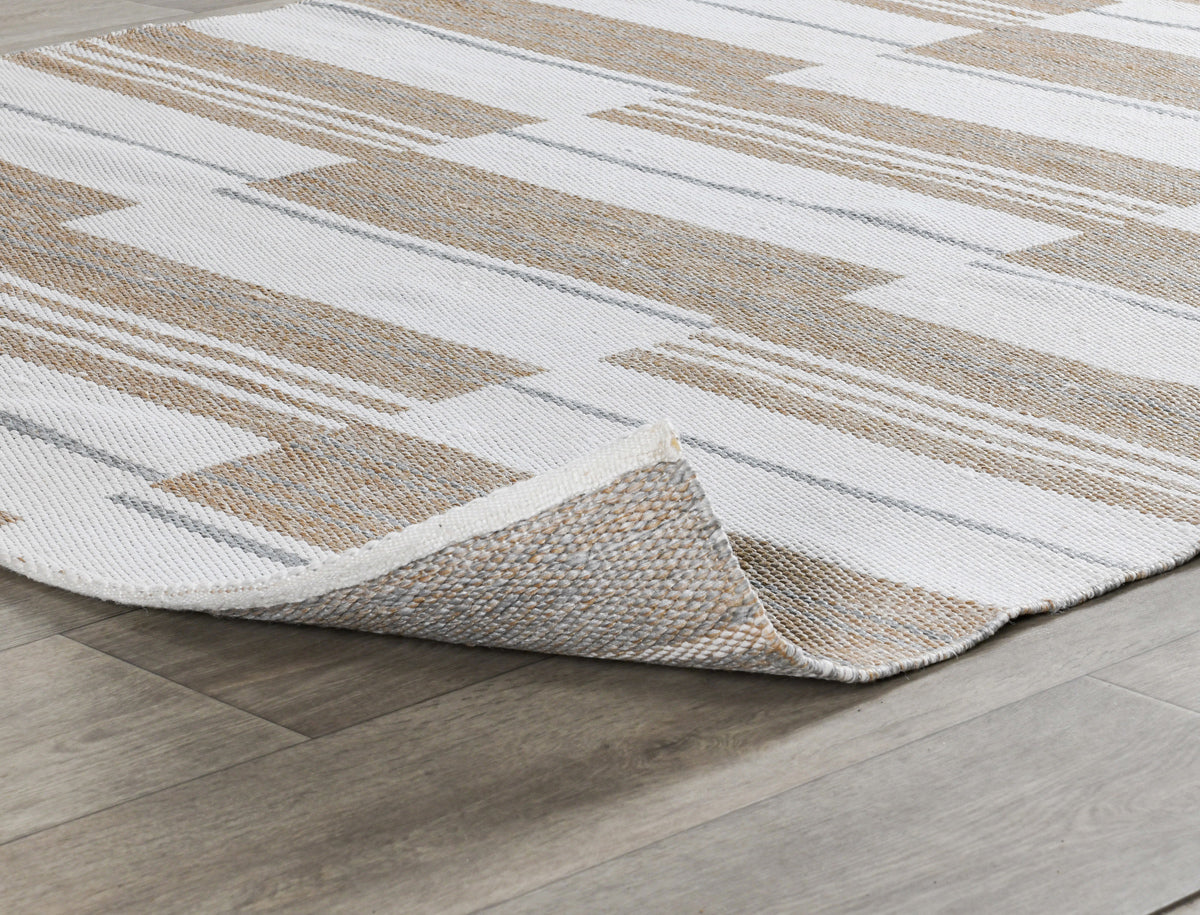Indoor/Outdoor Colton Stripe Rug - Ivory/Multi