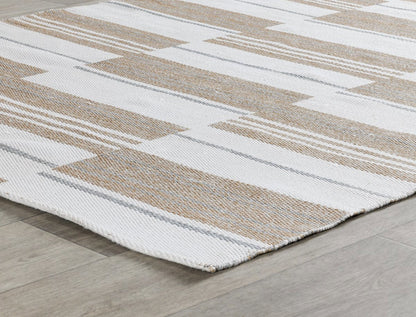 Indoor/Outdoor Colton Stripe Rug - Ivory/Multi