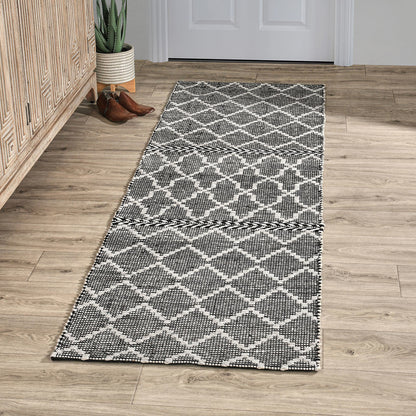 Indoor/Outdoor Sonora Rug - Black/Ivory