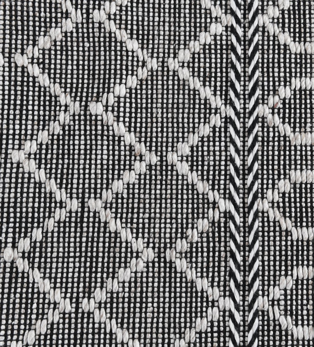 Indoor/Outdoor Sonora Rug - Black/Ivory