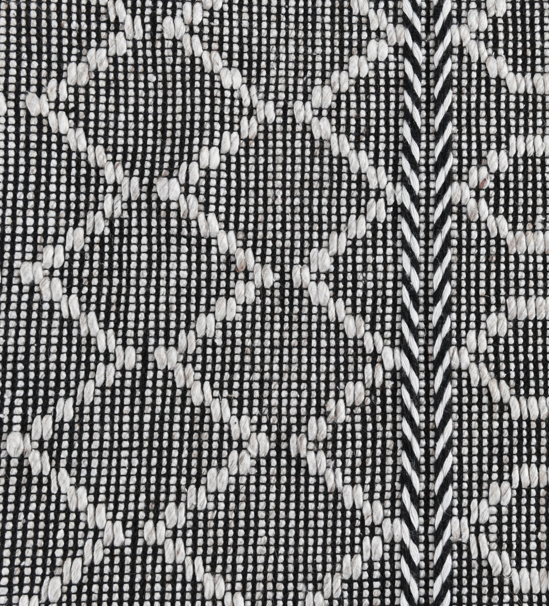 Indoor/Outdoor Sonora Rug - Black/Ivory