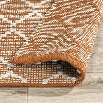 Indoor/Outdoor Sonora Rug - Terracotta/Ivory