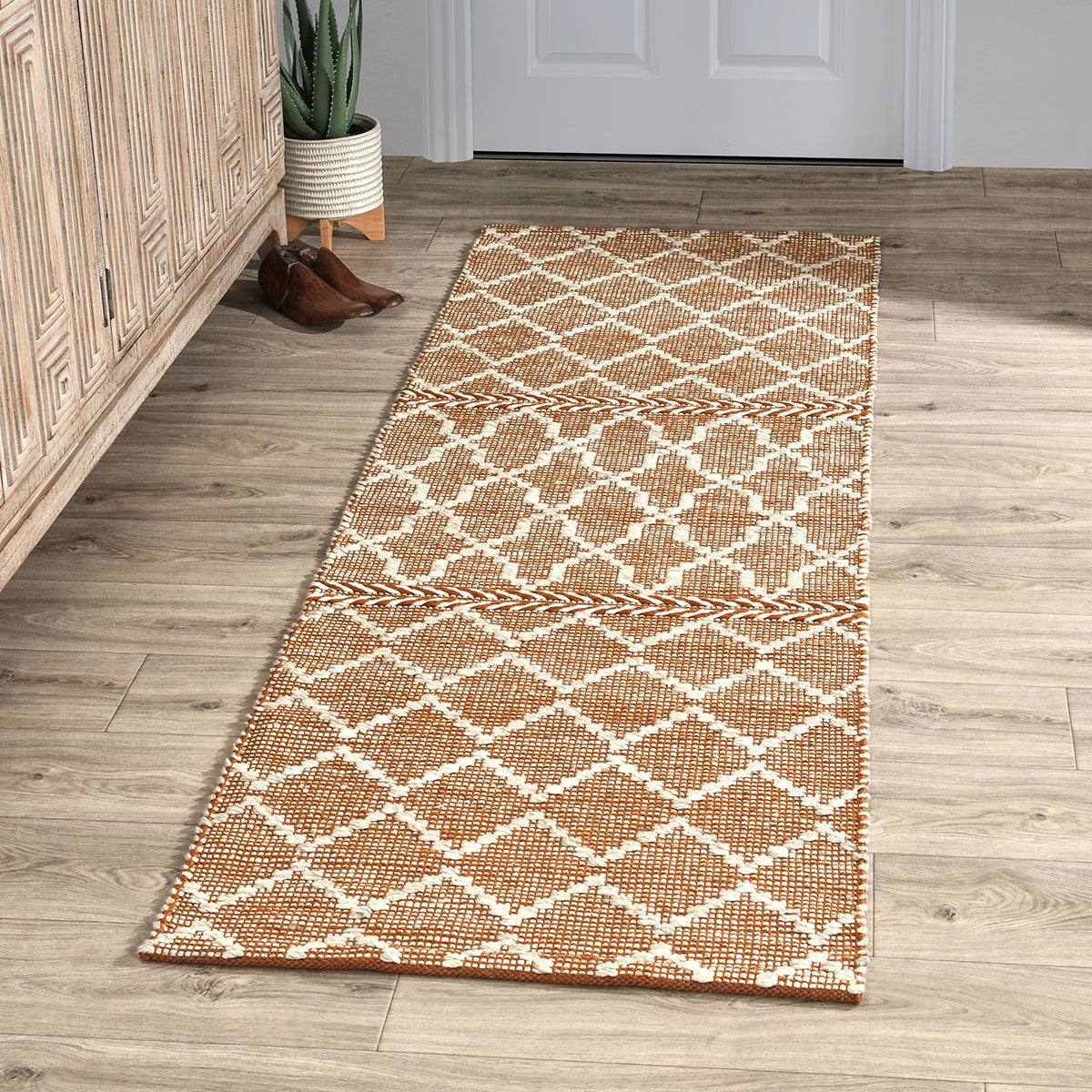 Indoor/Outdoor Sonora Rug - Terracotta/Ivory