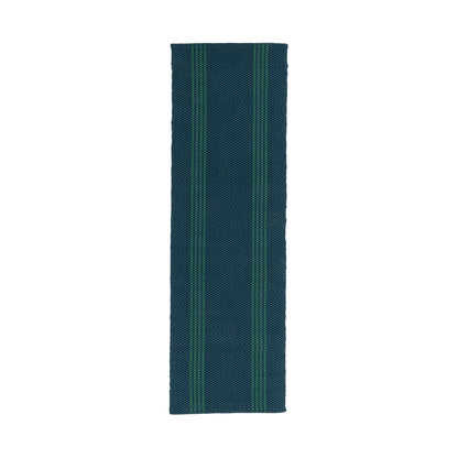 Performance Sorrento Stripe Rug - Deep Blue/Green