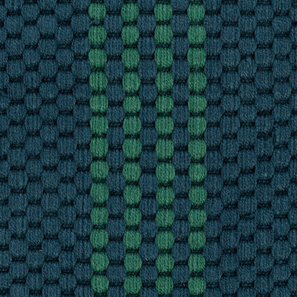 Performance Sorrento Stripe Rug - Deep Blue/Green