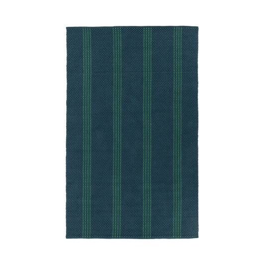 Performance Sorrento Stripe Rug - Deep Blue/Green