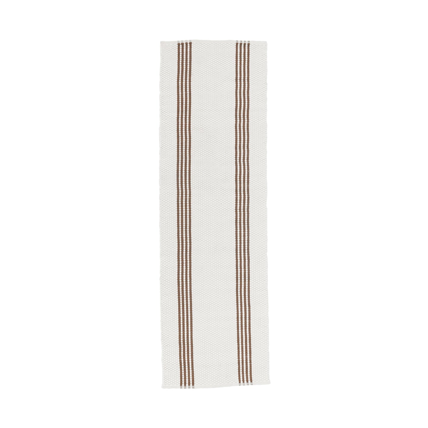 Performance Sorrento Stripe Rug - Ivory/Coconut Brown