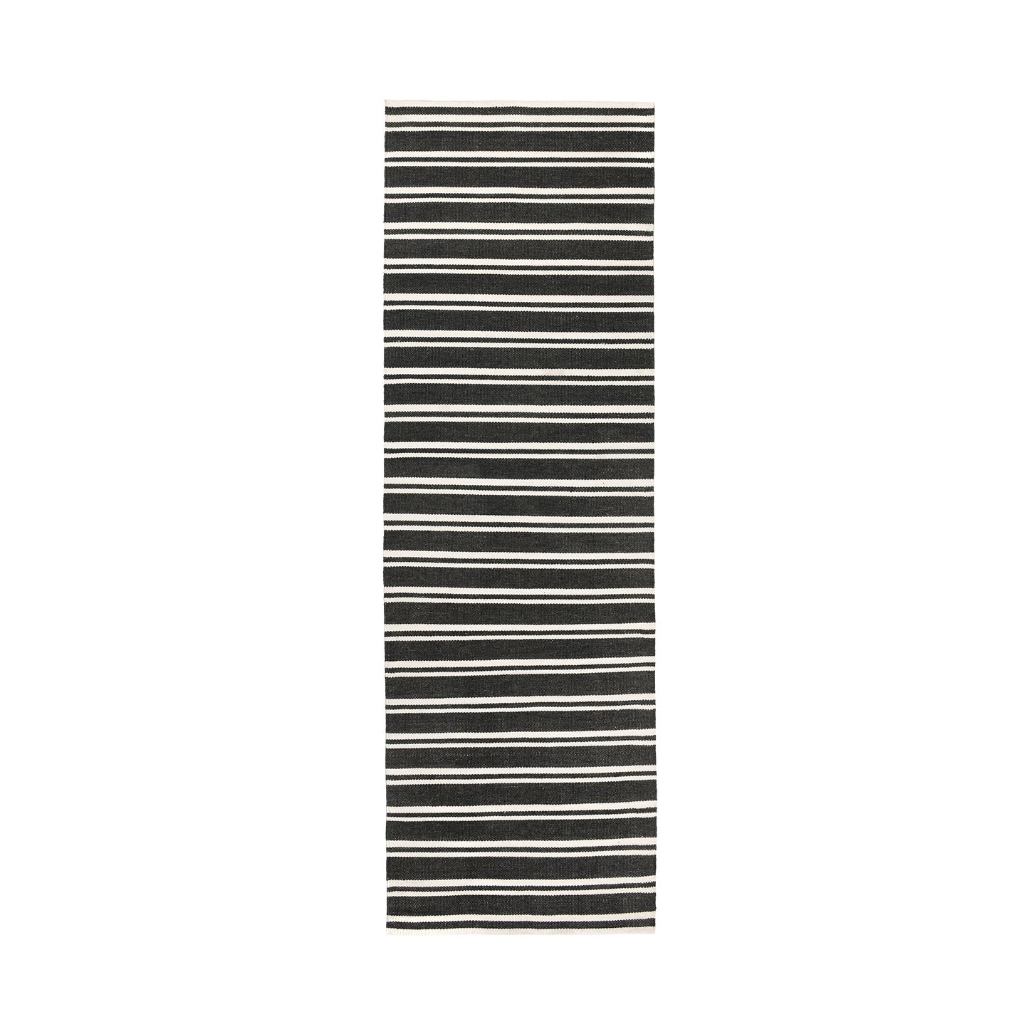 Performance Palma Stripe Rug - Charcoal/Ivory
