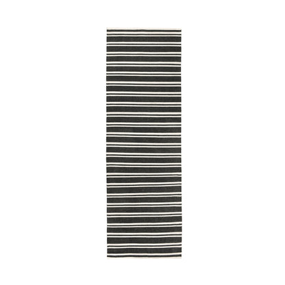 Performance Palma Stripe Rug - Charcoal/Ivory