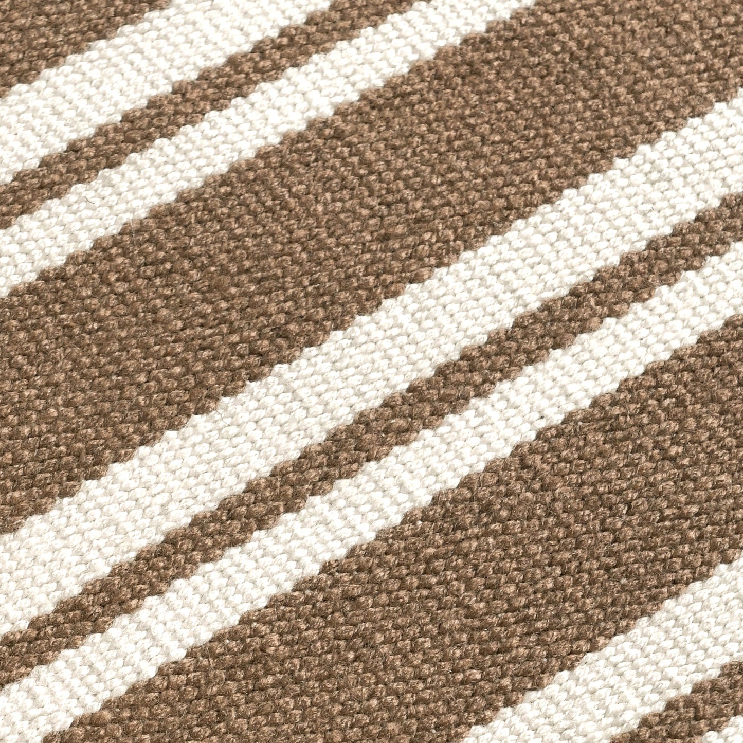 Performance Palma Stripe Rug - Coconut Brown/Ivory