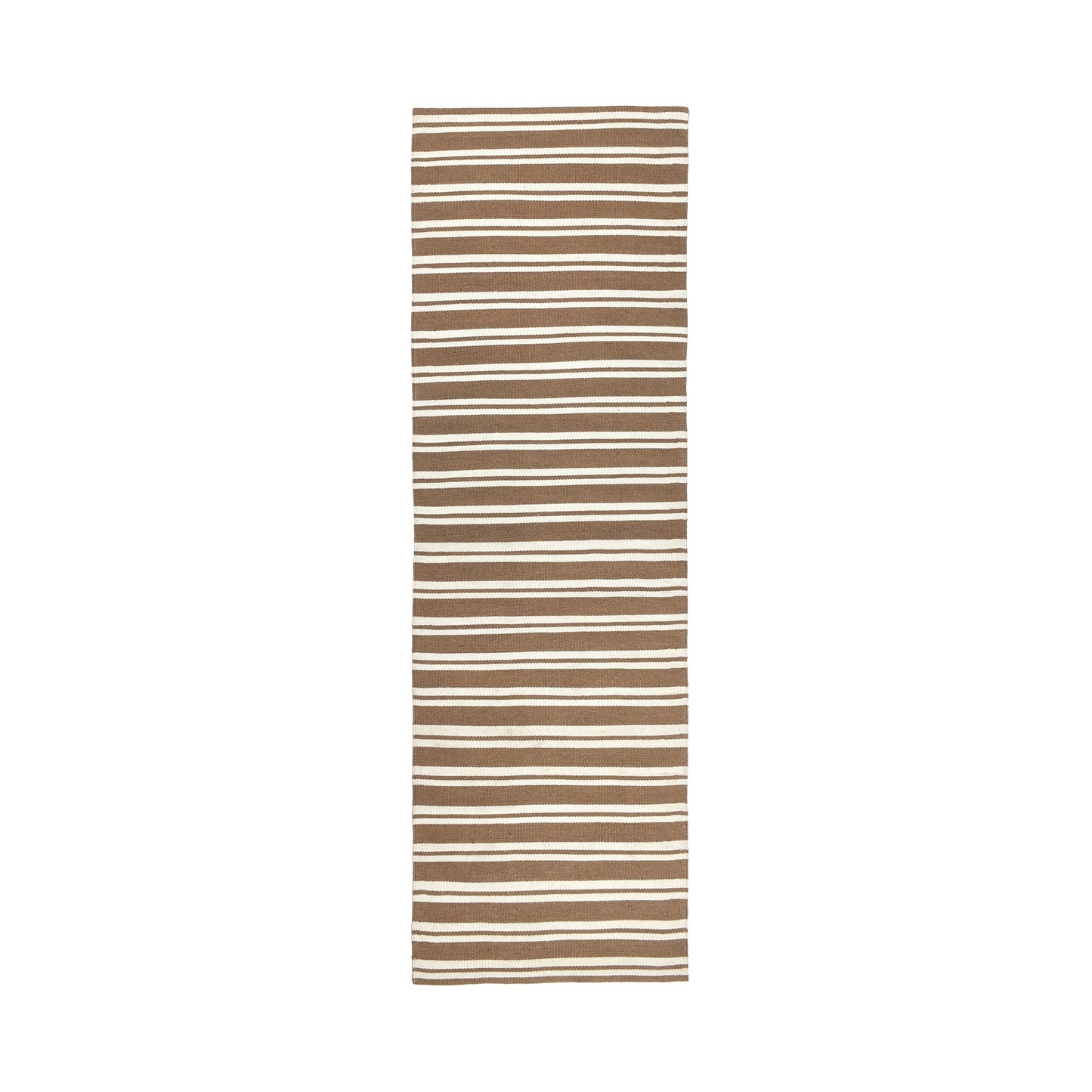 Performance Palma Stripe Rug - Coconut Brown/Ivory