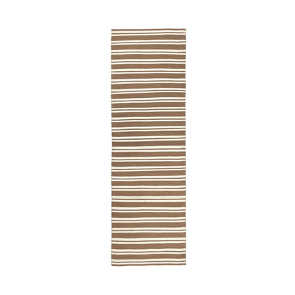 Performance Palma Stripe Rug - Coconut Brown/Ivory