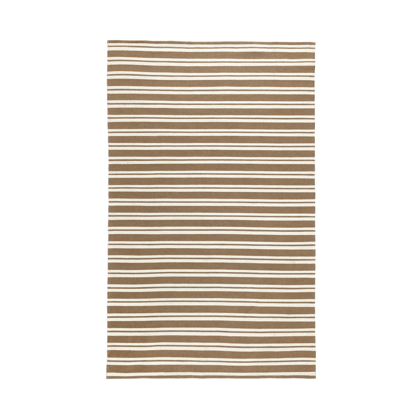 Performance Palma Stripe Rug - Coconut Brown/Ivory