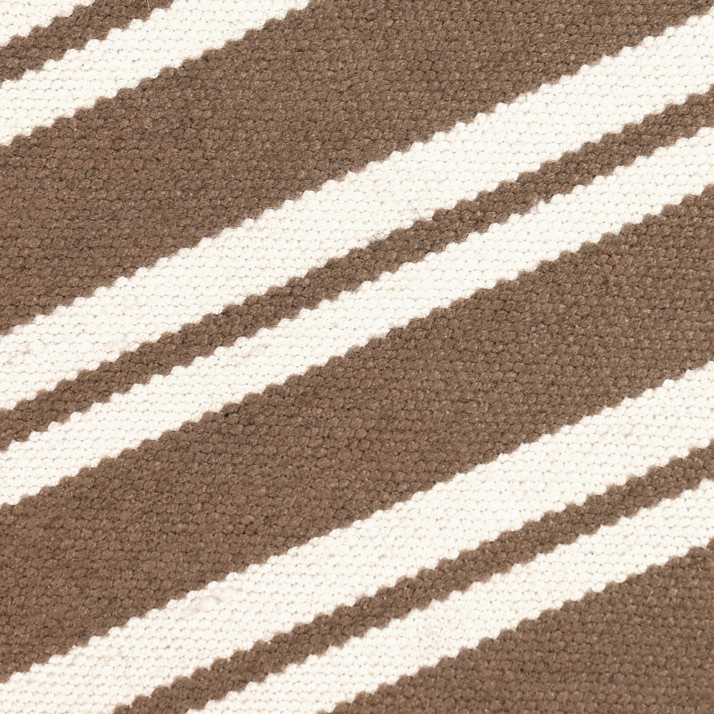 Performance Palma Stripe Rug - Coconut Brown/Ivory