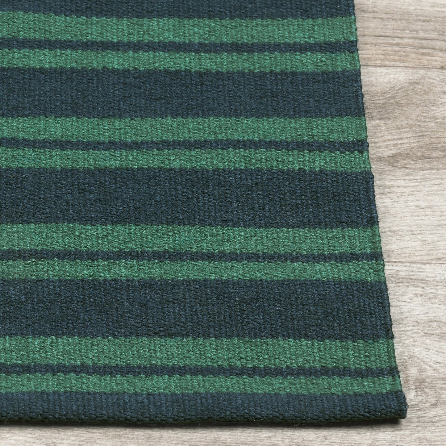 Performance Palma Stripe Rug - Deep Blue/Green